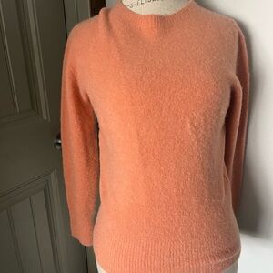 Noos made in Italy Elegant Peach Crew Neck Sweater